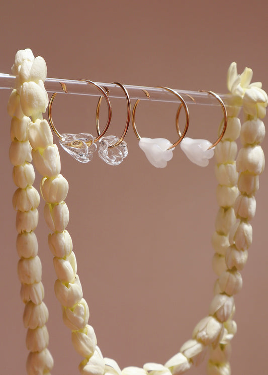 Pikake Hoop Earrings