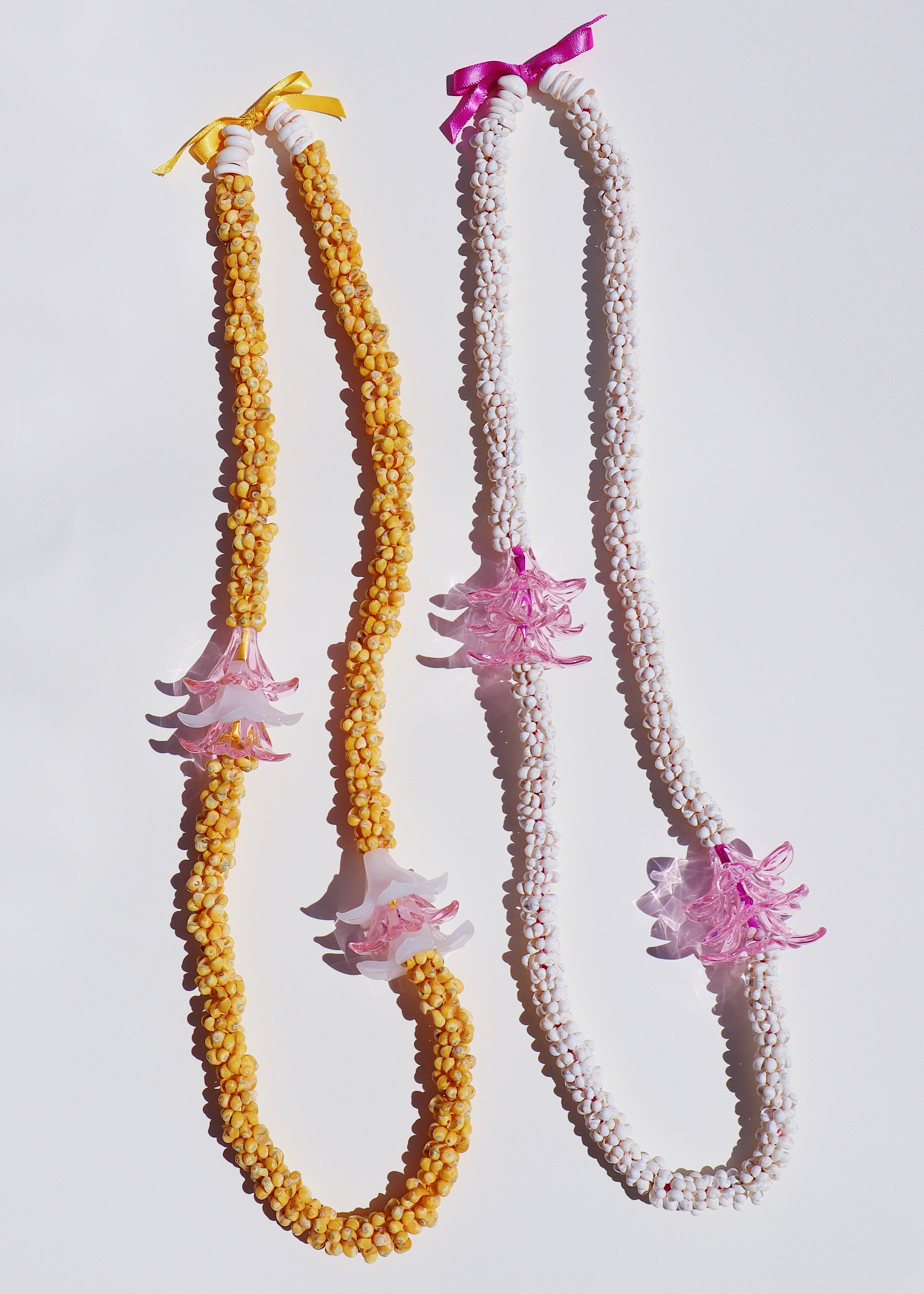 Pua Melia Plumeria Mongo Shell Lei with 6 Pua – Arlie Pemberton